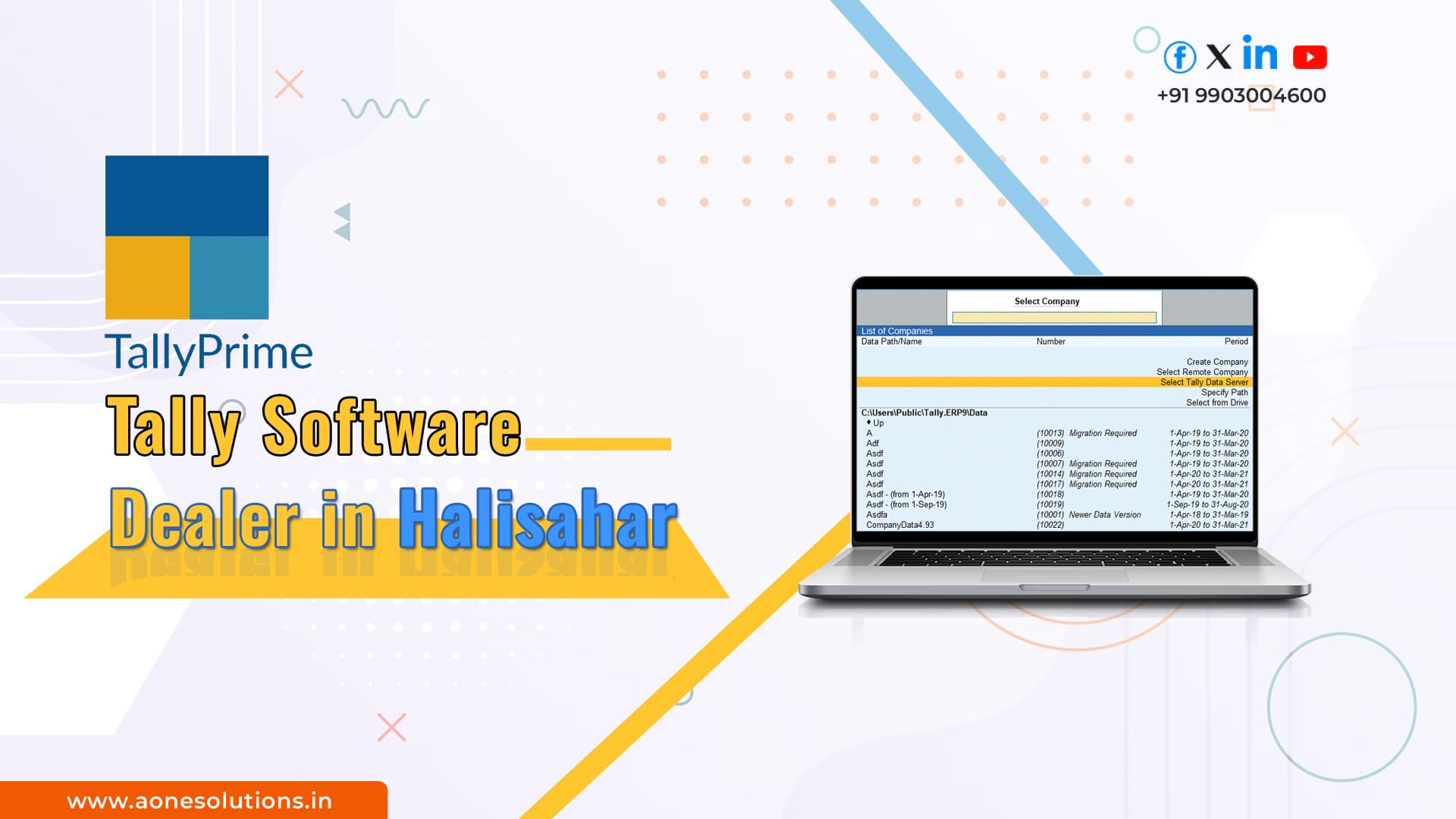 Tally Software Dealer in Halisahar