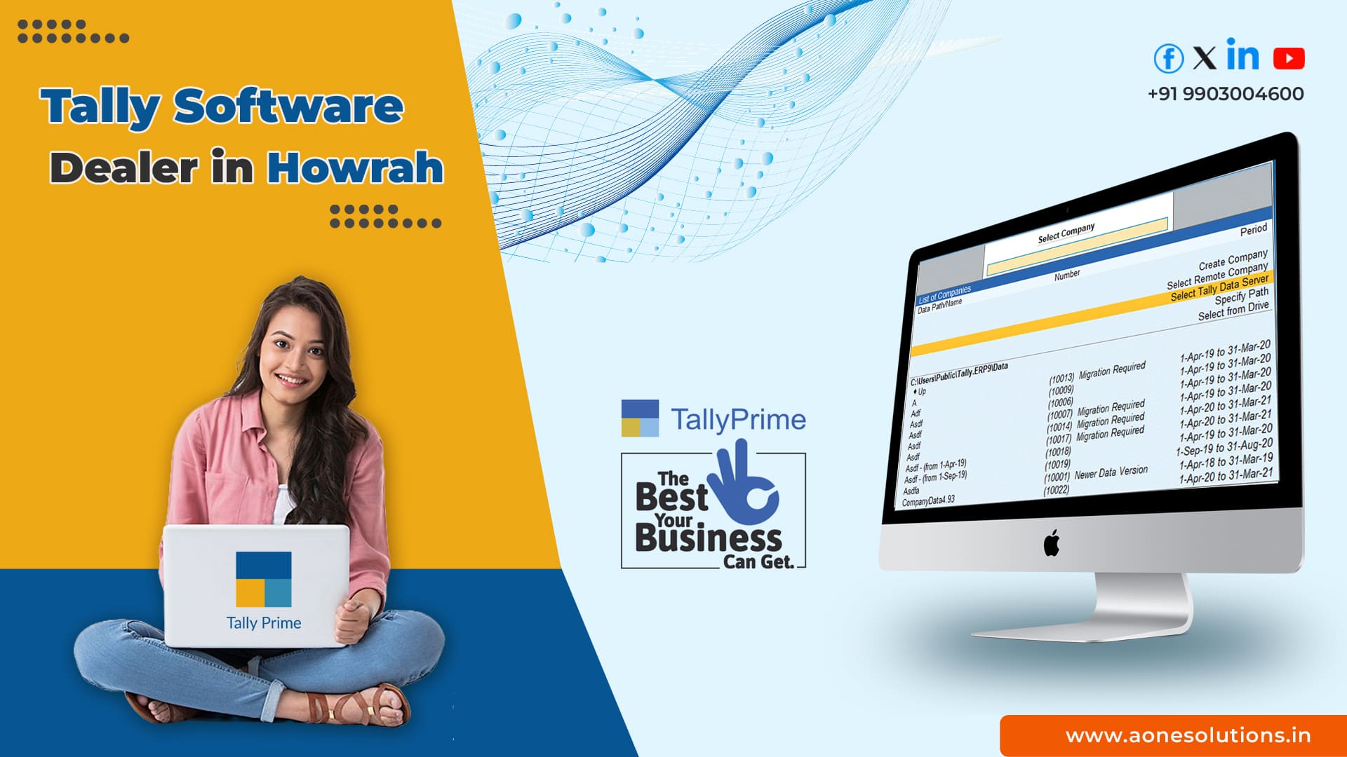 Tally Software Dealer in Howrah - A One Solutions